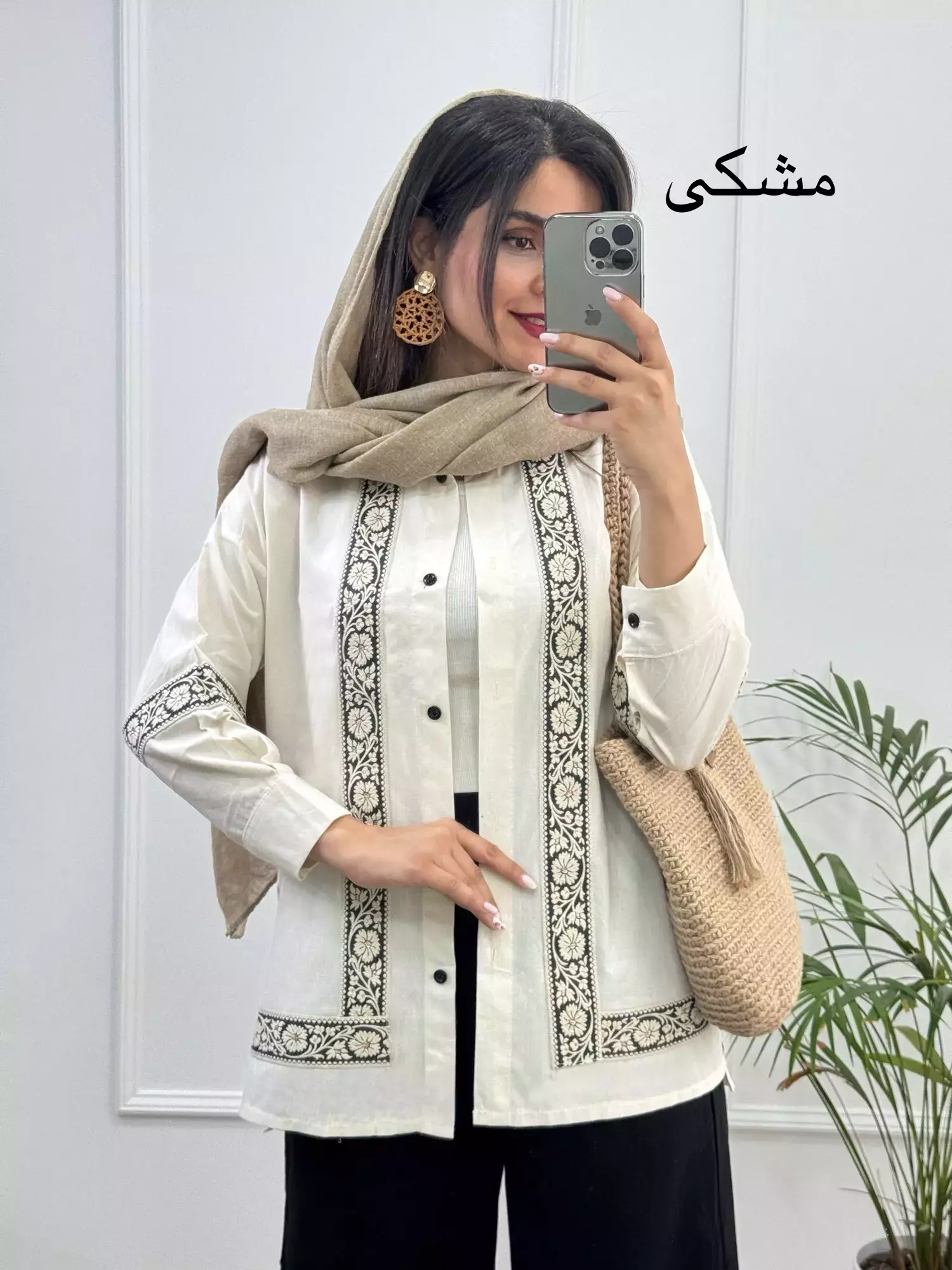 مانتو لینن آیلین ( دارای ایراد جزئی )